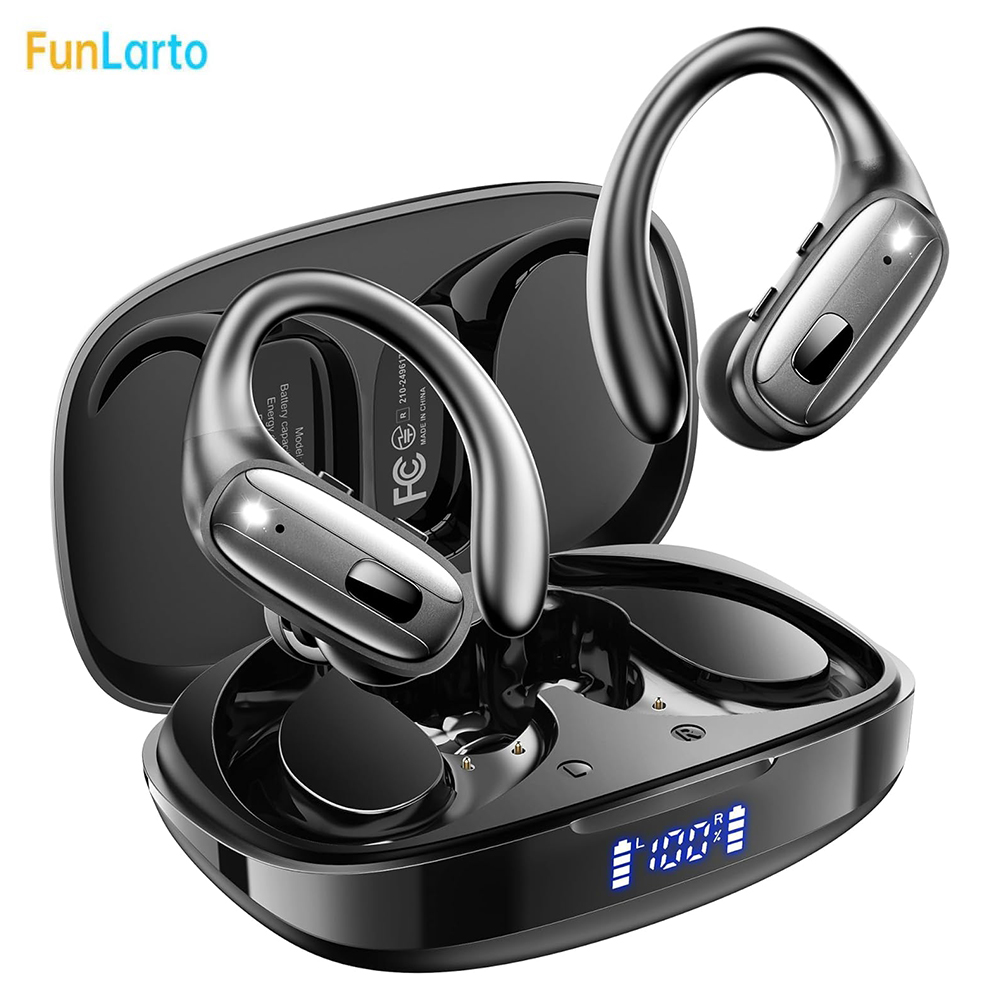 Type C Wired Earphones With Mic - Sportowe słuchawki Bluetooth 5.3 Bezprzewodowe słuchawki