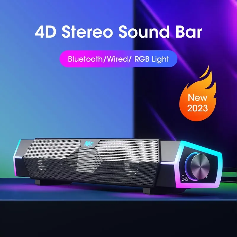 4D Stereo Sound Bar Głośnik PC – Rgb Computer Soundbar For Pc recenzja i cena