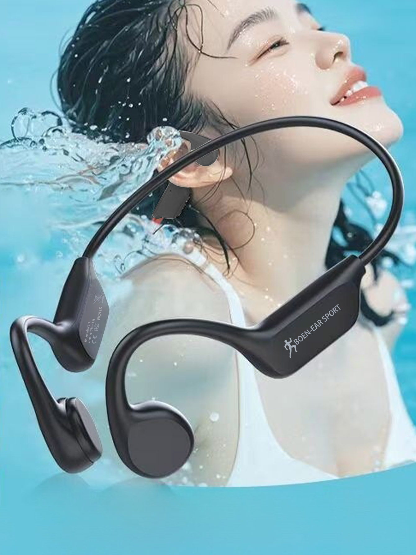 Słuchawki Bluetooth z przewodn – Bone Conduction Running Headphones recenzja i cena
