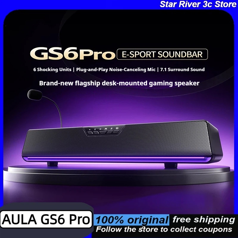 AULA GS6 Pro Bezprzewodowy Sou – Rgb Computer Soundbar For Pc recenzja i cena