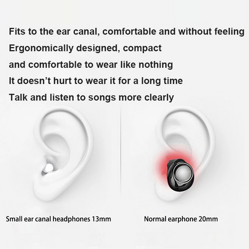 Niewidoczne słuchawki douszne  – Tws Earbuds Bluetooth 5.3 recenzja i cena