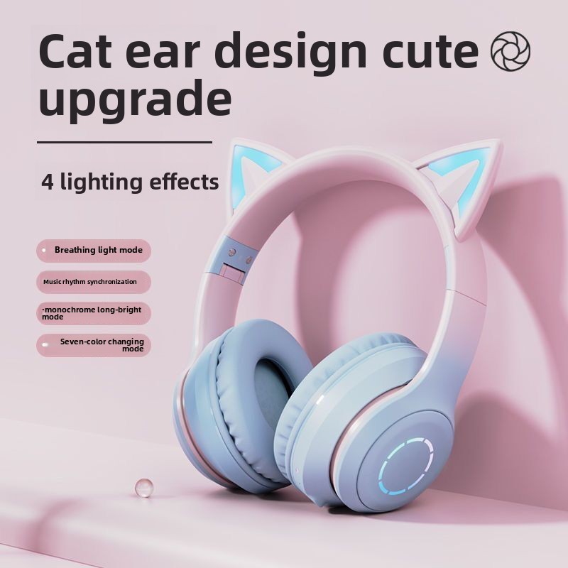 Nowy bestsellerowy zestaw słuc – Cat Ear Bluetooth Headset Led recenzja i cena