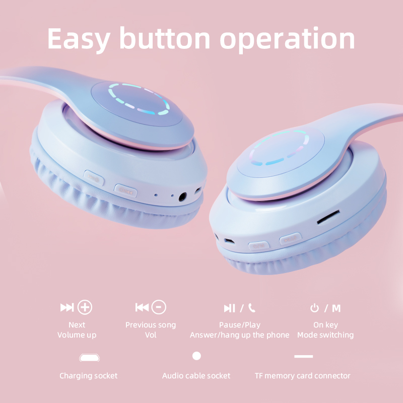 Słuchawki Bezprzewodowe z Koci – Cat Ear Bluetooth Headset Led recenzja i cena