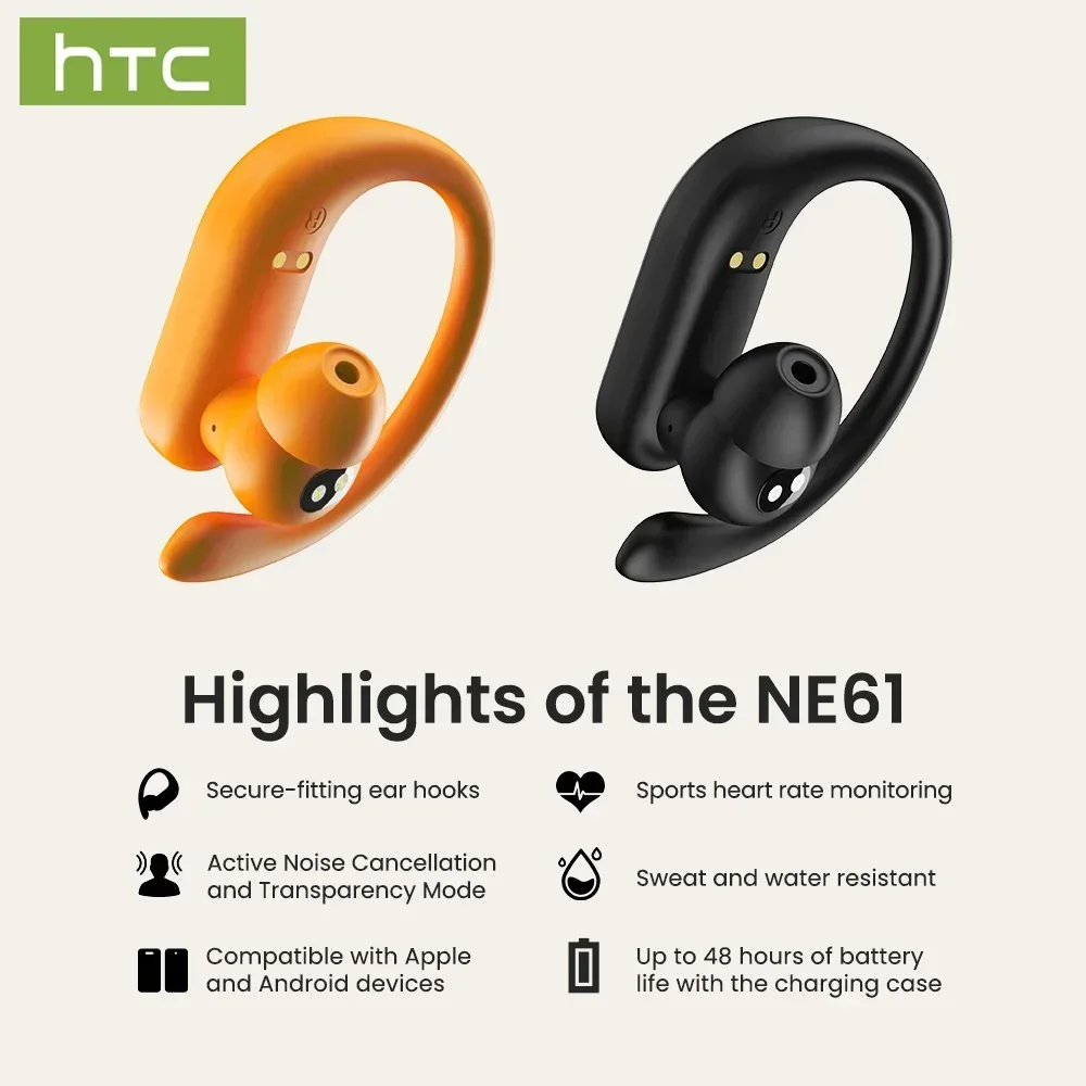 Słuchawki Bluetooth HTC NE61 R – Type C Wired Earphones With Mic recenzja i cena